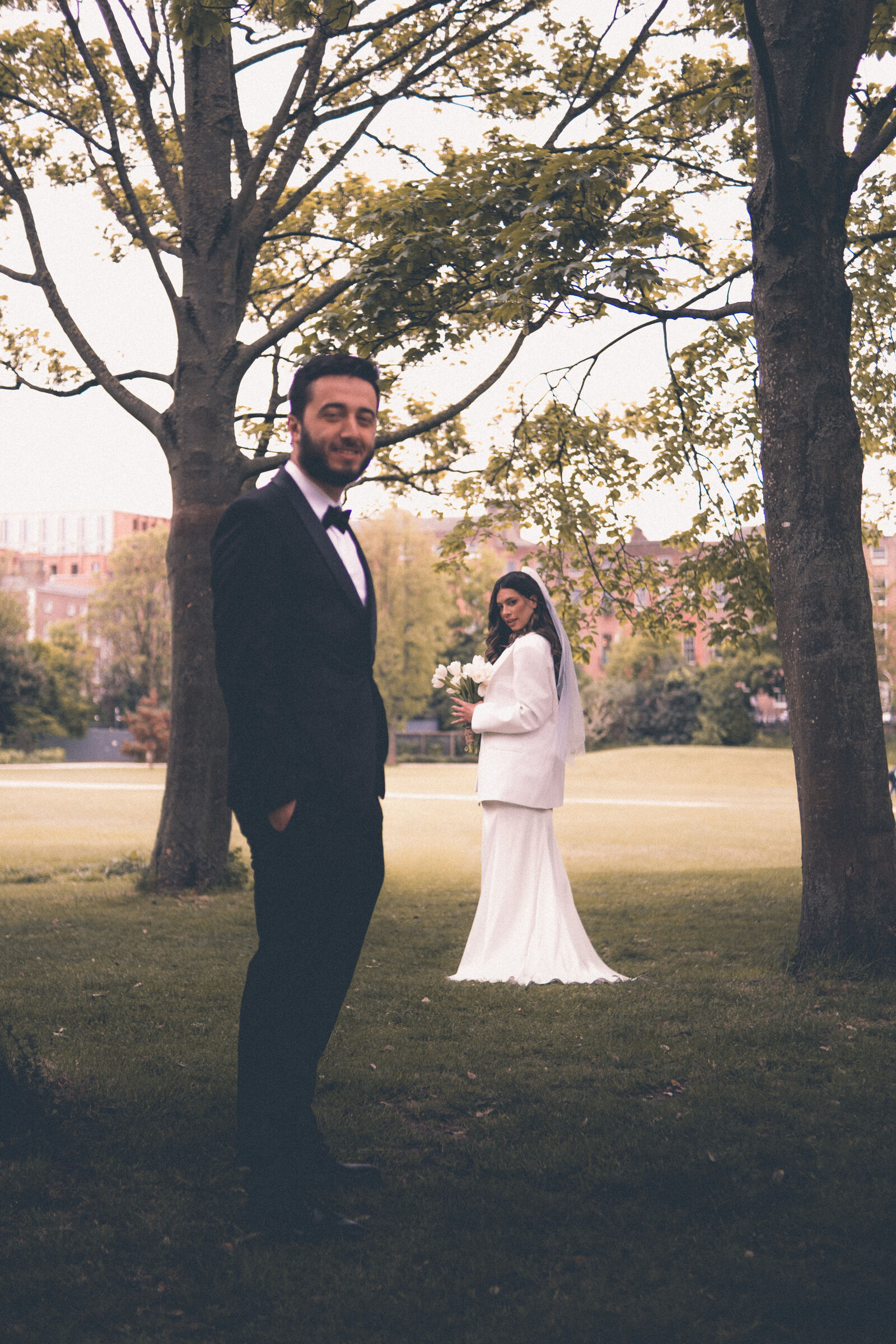 Just married — Thiala & Batu on the streets